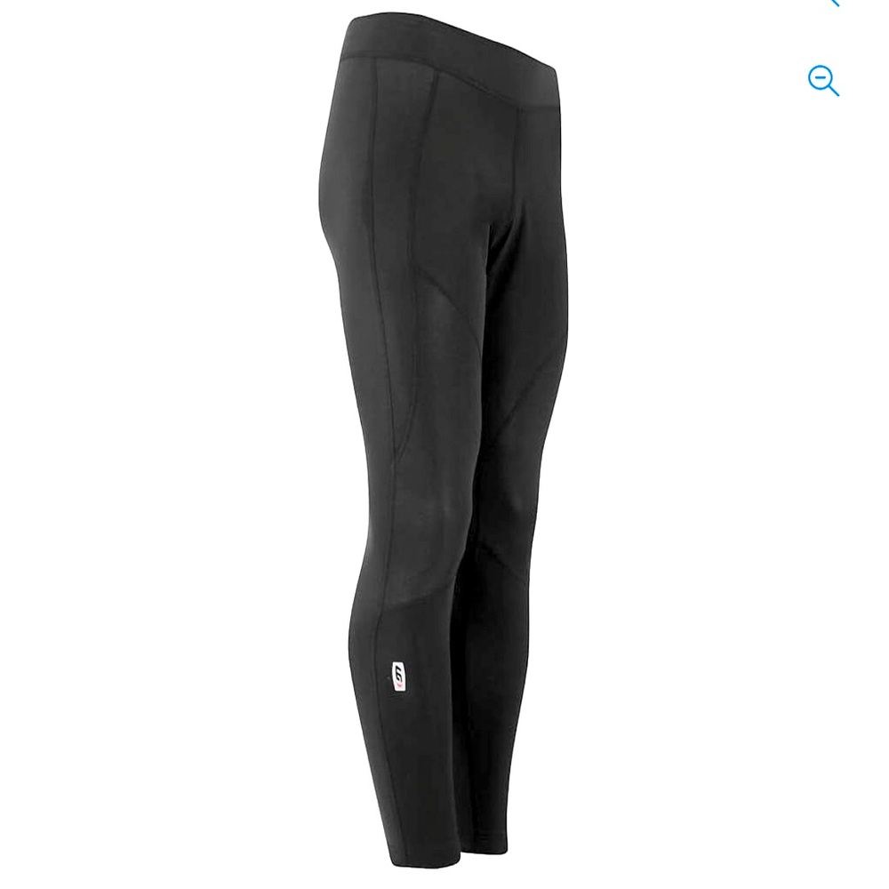 Louis Garneau LG Black Womens Solano Tights Leggings Pants Small